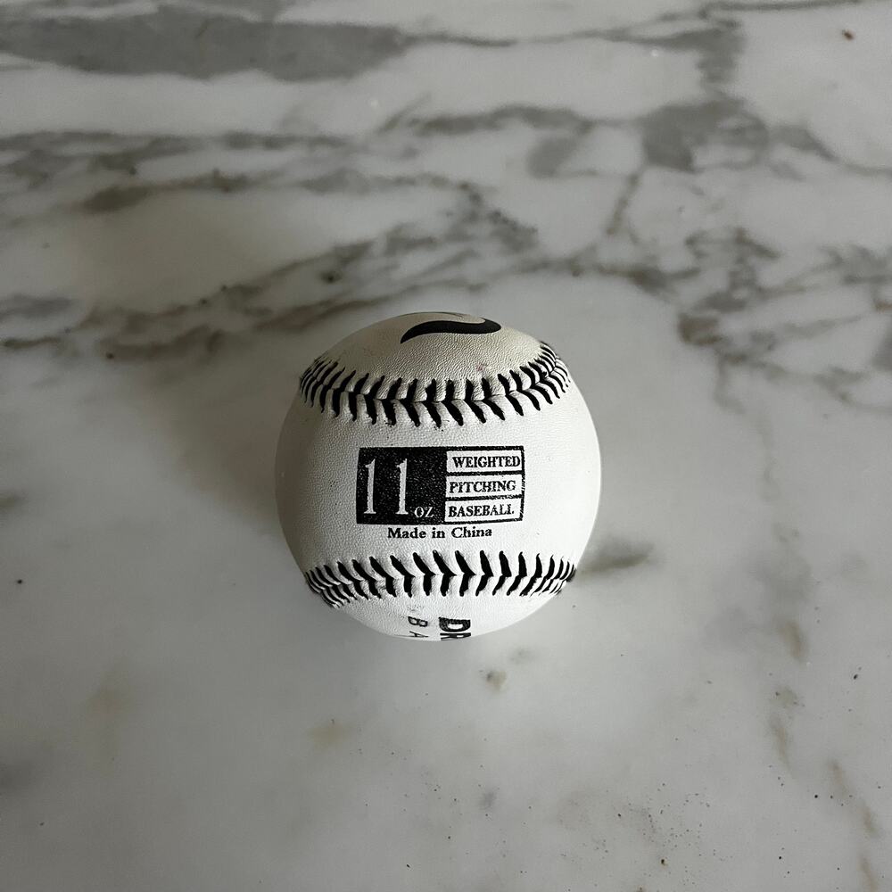 11 Ounce driveline weighted baseball